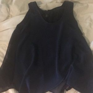 Super cute navy tank